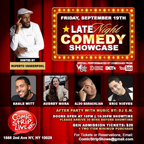View Info on the Late Night Comedy Showcase @ Comic Strip Live